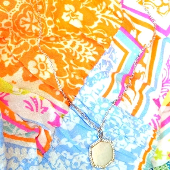 Kendra Scott 'Davis' Sterling Silver Luxe Charm Necklace - Picture 3 of 9